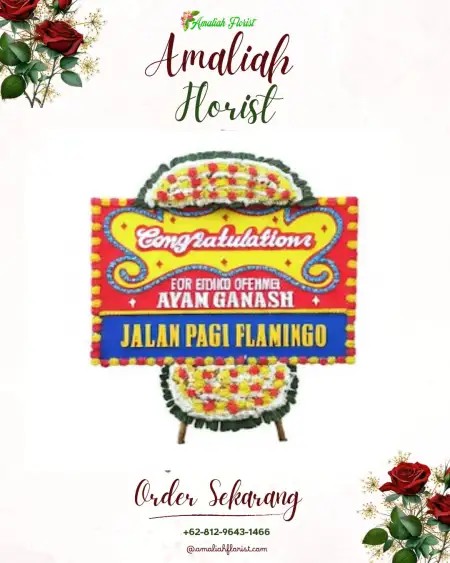 Sewa Papan Bunga Cempakawarna